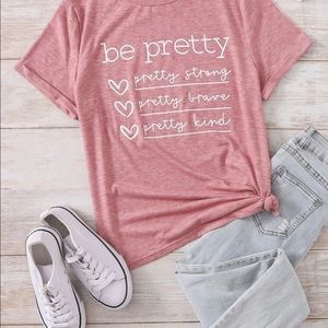 Pink Graphic Tee T Shirt
